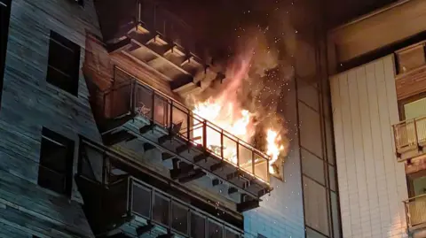 Harry Williams Flat fire