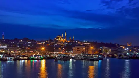 Getty Images Istanbul by night
