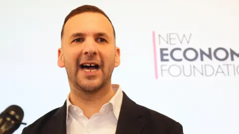 PA Media Green leader Zack Polanski speaking at the New Economics Foundation