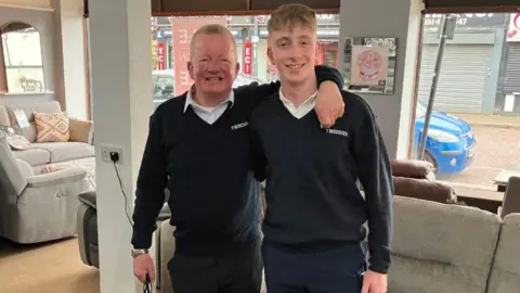 LDRS Stuart Tweedie and son