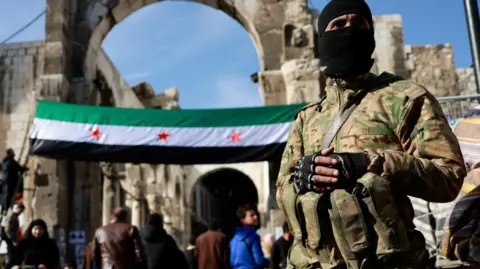 Armed fighters of Syria's new rebel-led government. Photo: December 2024