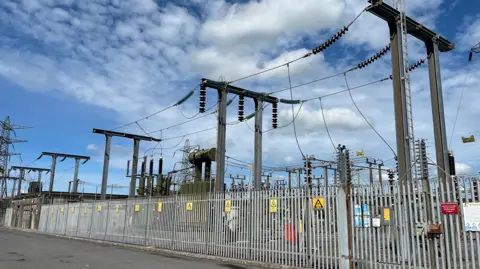 Substation near Carmarthen