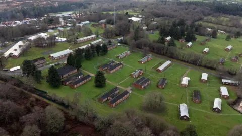 PA Media A general view of Crowborough Training Camp, East Sussex.
