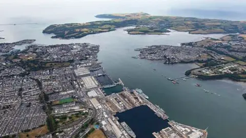 Babcock Devonport aerial view