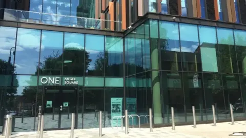 West Northamptonshire Council's headquarters in Northampton Town Centre