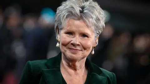 Getty Images Imelda Staunton attends "The Crown" Finale Celebration at The Royal Festival Hall on December 05, 2023 in London, England