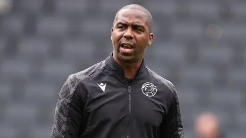Walsall interim head coach Darren Byfield 
