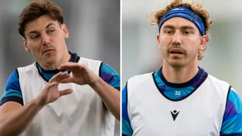 Scotland's Tom Jordan and Jamie Ritchie