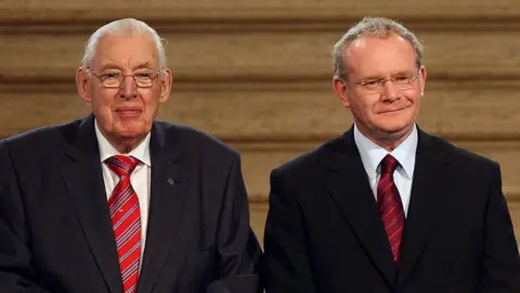 PA Media Ian Paisley and Martin McGuinness