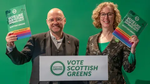 Patrick Harvie and Lorna Slater