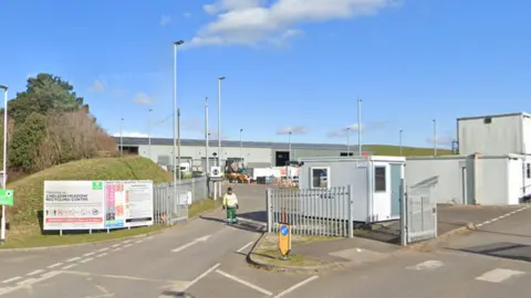 Google image of Chelson Meadow Recycling Centre. 