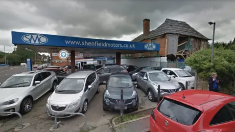 Car lot in Shenfield