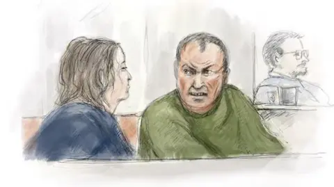 ABC News/Sharon Gordon A courtroom sketch by Anne and Robert Geeves