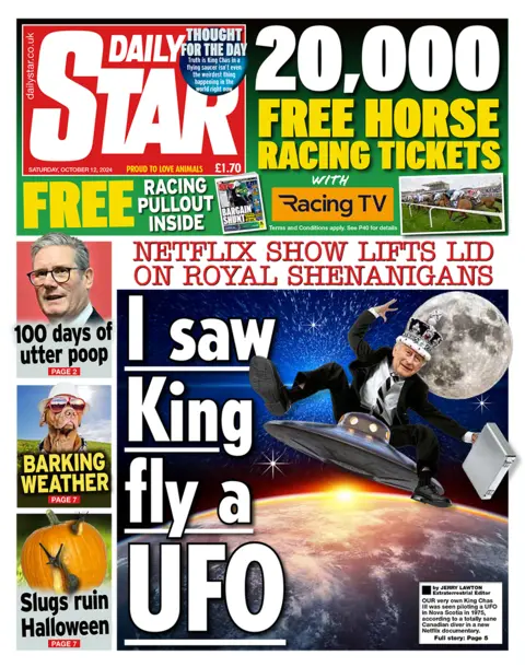 Daily Star front page with headline: 