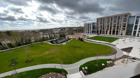 BBC The completed phase one of the Perry Barr development 