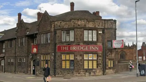 Google The Bridge Inn on Greasbrough Road.