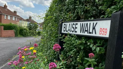 Blaise Walk street sign