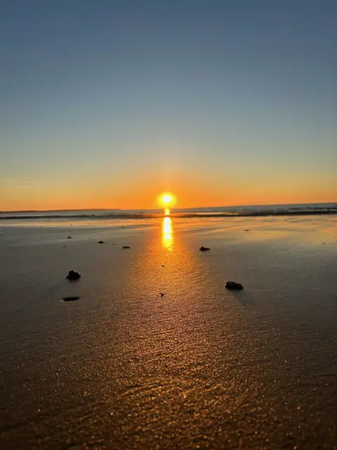 Heidi Kendall-Elcock  Sunset at Roseisle beach, Moray  