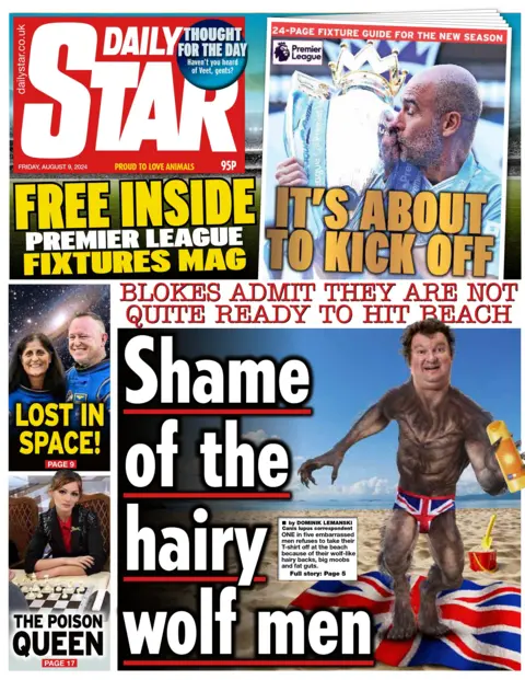 Daily Star: Shame of the hairy wolf men