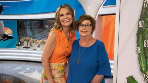 NBC via Getty Images Savannah Guthrie and mother Nancy Guthrie on Thursday, June 15, 2023