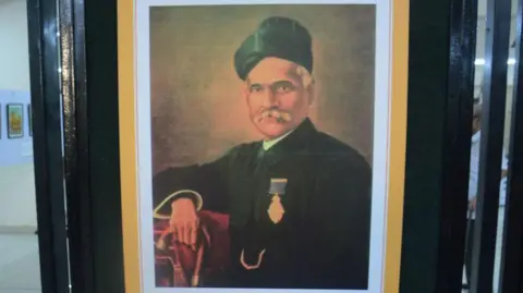 Getty Images A week-long exhibition organised commemorating the 174th birth anniversary of Raja Ravi Varma at Institute of Oriental Studies, in Thane, on May 7, 2022 in Mumbai, India.