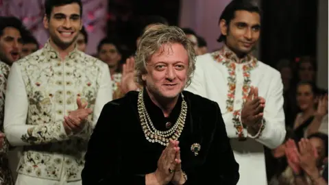 Getty Images Indian fashion designer Rohit Bal during his show on Day 5 of FDCI India Couture Week 2016 at Taj Palace Hotel on July 24, 2016 in New Delhi, India.