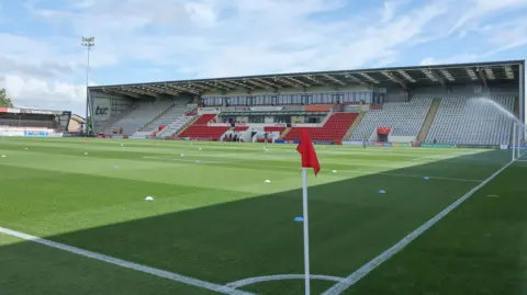 General view of Morecambe's Mazuma Stadium