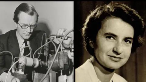 Churchill Archive Centre Maurice Wilkins and Rosalind Franklin