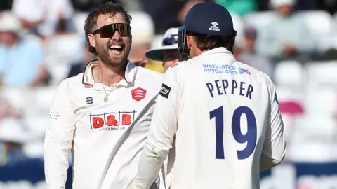 Essex celebrate wicket