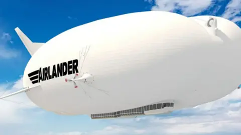 Artist's impression of Airlander 10 