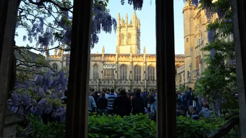 Magdalen College, Oxford Magdalen College, Oxford where crowds gathered to herald the arrival of spring