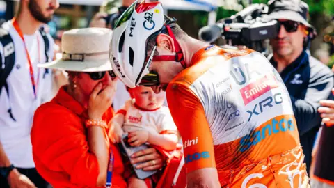 Jay Vine examines his injuries amid concern for his wellbeing