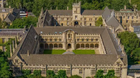 St John's College An aerial view of St John's College.