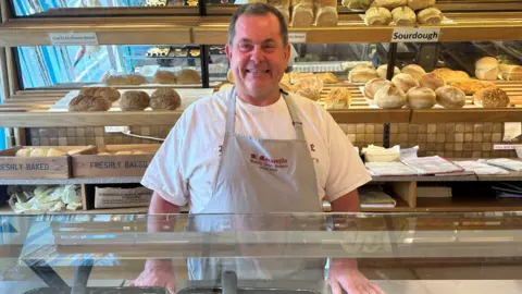 Simon Wakefield, owner of Mandeville's Bakery