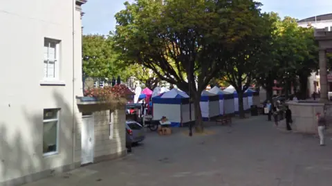 Google A Google Maps image shows Royal Square in Jersey