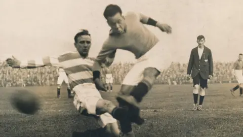 Jack Leslie scoring a goal against Queens Park Rangers.