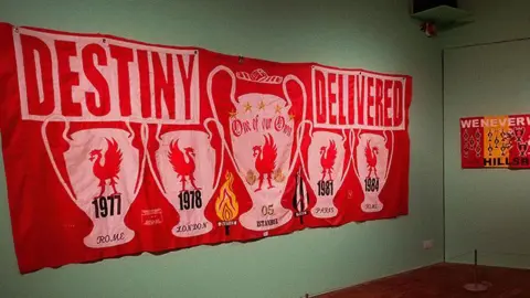 Stacey Barnfield Liverpool flags