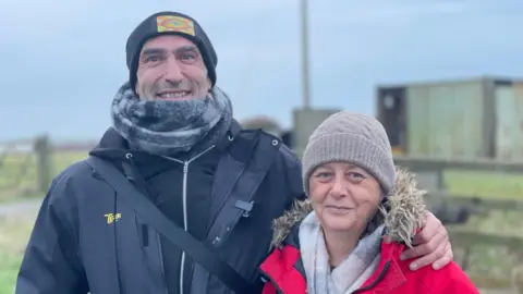 Davey Robinson and Tracy Charlton