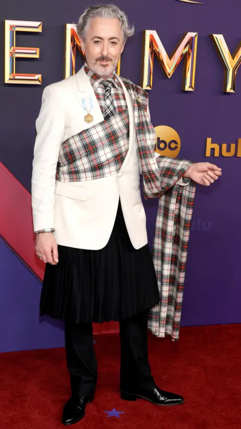 Getty Images  Alan Cumming attends the 76th Primetime Emmy Awards astatine  Peacock Theater connected  September 15, 2024 successful  Los Angeles, California