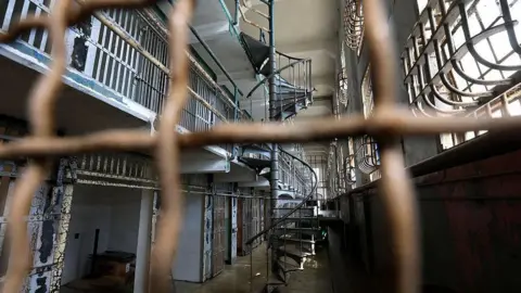 Getty Images A view of a cellblock on Alcatraz Island.