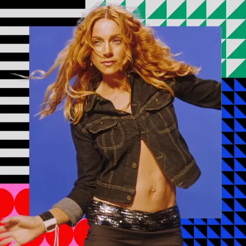 BBC/Getty Madonna in the 1998 music video for Ray of Light