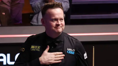 Shaun Murphy celebrates