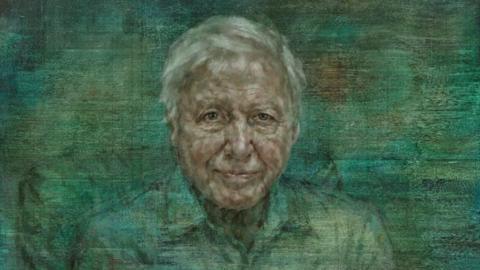 A portrait of Sir David Attenborough