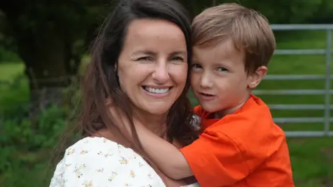 Natasha Williams and her son.