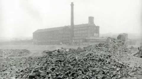 Ian Beesley A demolished mill 