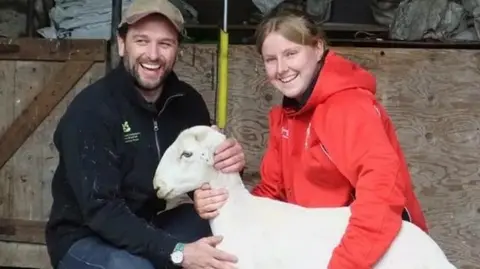 National Trust Matthew Rhys and Caryl Hughes