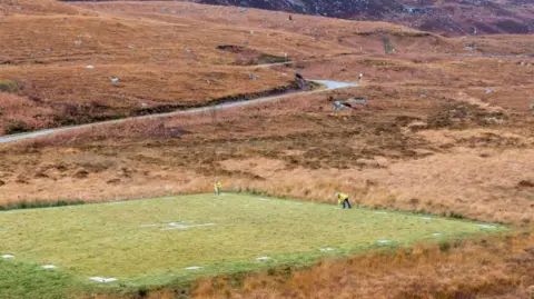 Annie MacDonald Applecross helipad