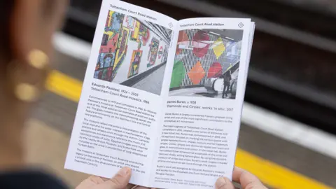 TfL A picture of the map in someone's hand