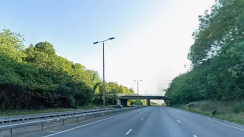 A Google streetview of the A38 carriageway 