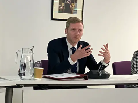 Andrew Sinclair/BBC Lee Rowley